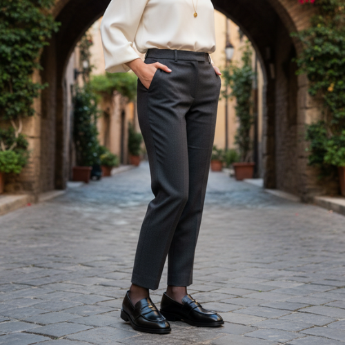 Women's Leather Orthopedic Loafers – Black | Altivaro