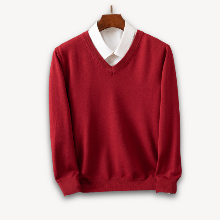 Maglione Uomo Scollo V Casual Elegante | Altivaro-Altivaro