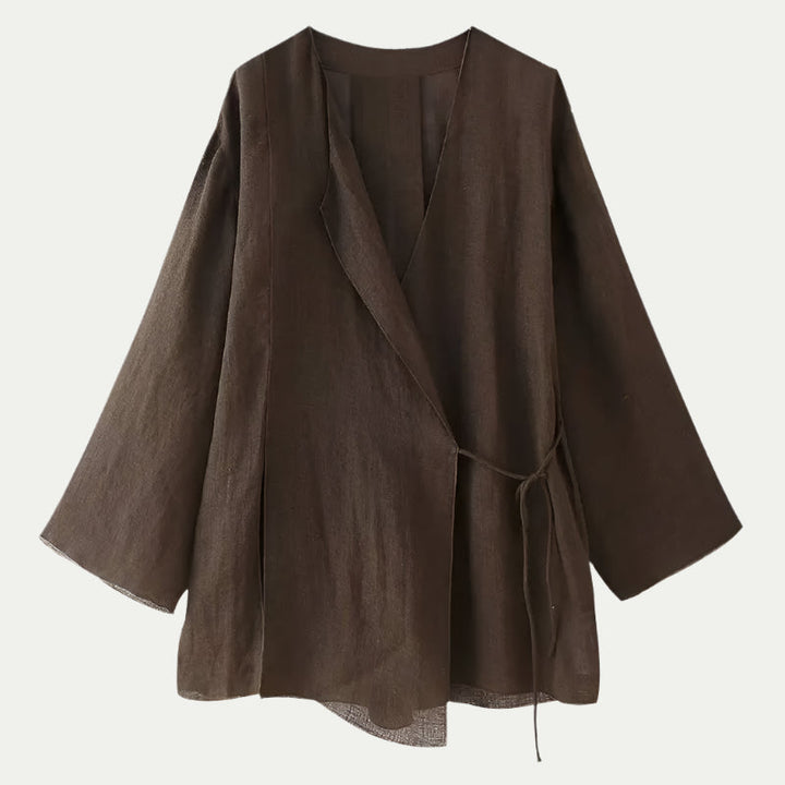 Completo Pigiama da Donna in Seta Satin con Pantaloni Larghi | Altivaro