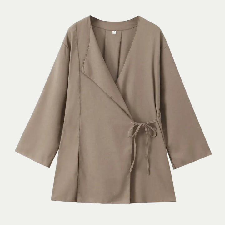Completo Pigiama da Donna in Seta Satin con Pantaloni Larghi | Altivaro