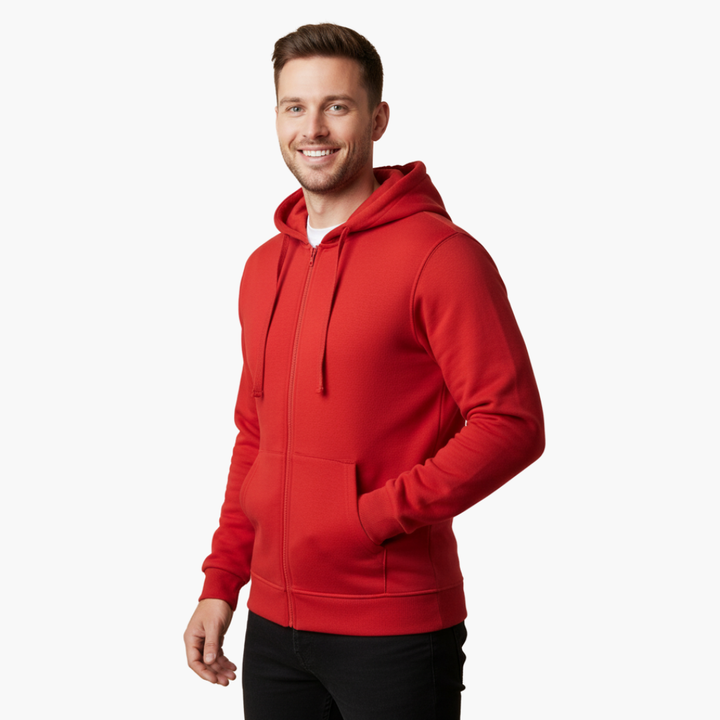 Men's Hoodie with Hood and Zip | Altivaro
