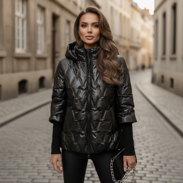 Damen Steppjacke aus Polyester mit Kapuze | Altivaro