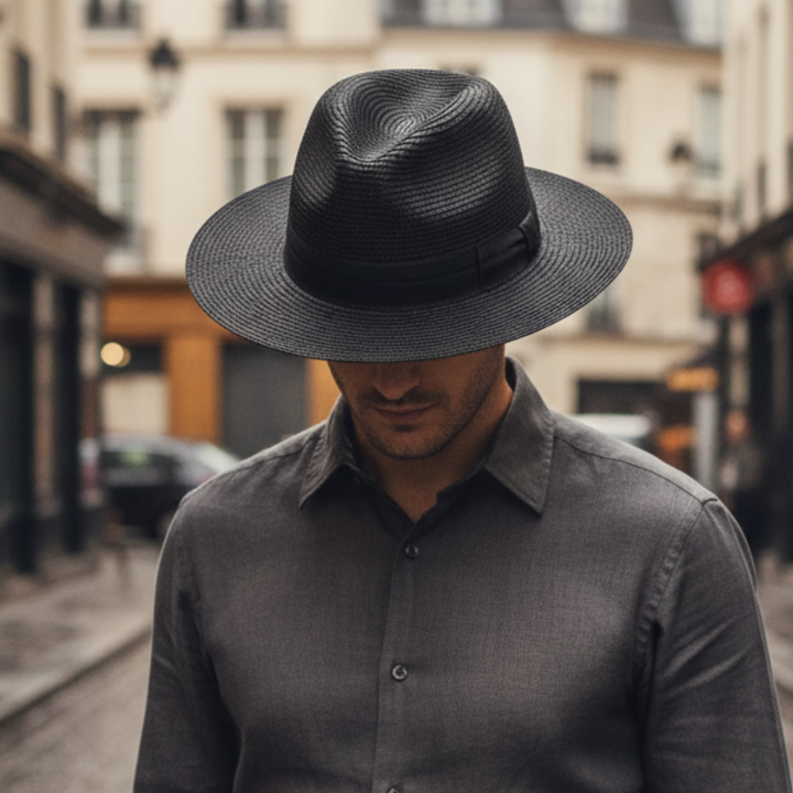 Cappello da Uomo in Paglia con Nastro | Altivaro