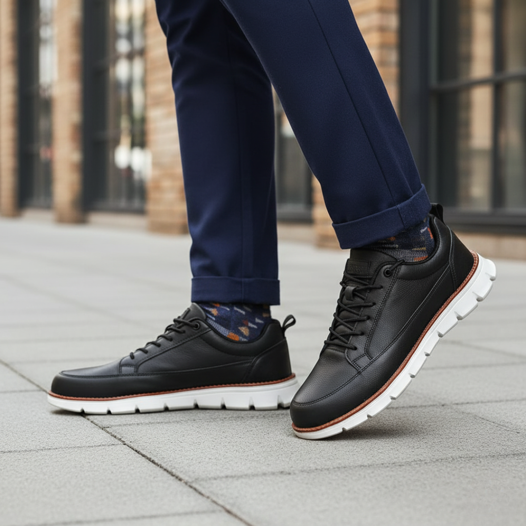 Orthopädische Sportschuhe für Herren aus Kunstleder | Altivaro