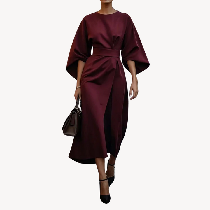 Abito Midi Donna Maniche Voluminose | Altivaro