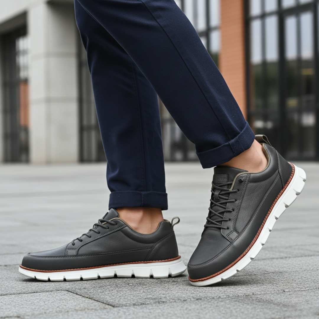 Orthopädische Sportschuhe für Herren aus Kunstleder | Altivaro