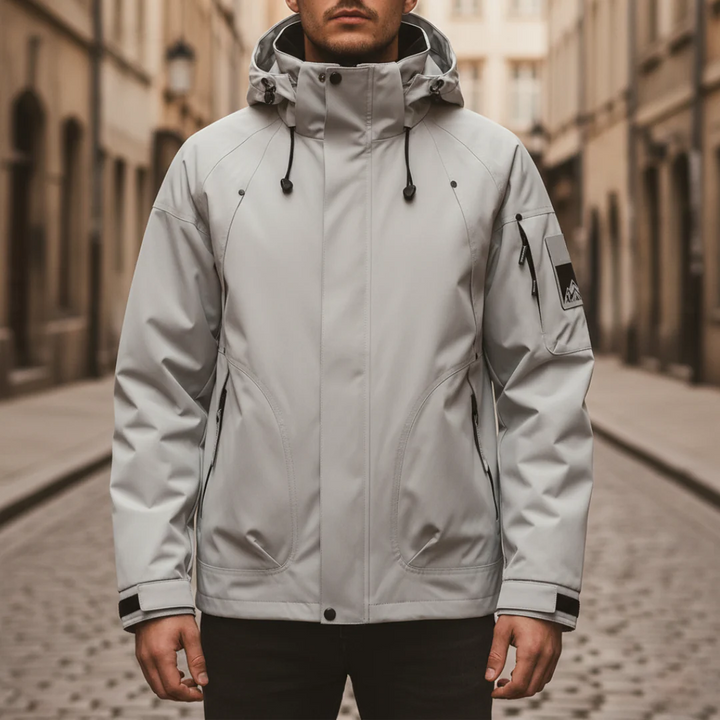 Herren Winterjacke Polyester mit Kapuze | Altivaro