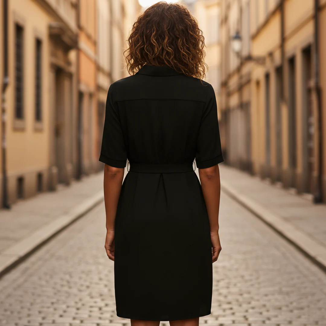 Vestito Donna Chemisier Maniche Tre Quarti Alta Qualità | Altivaro