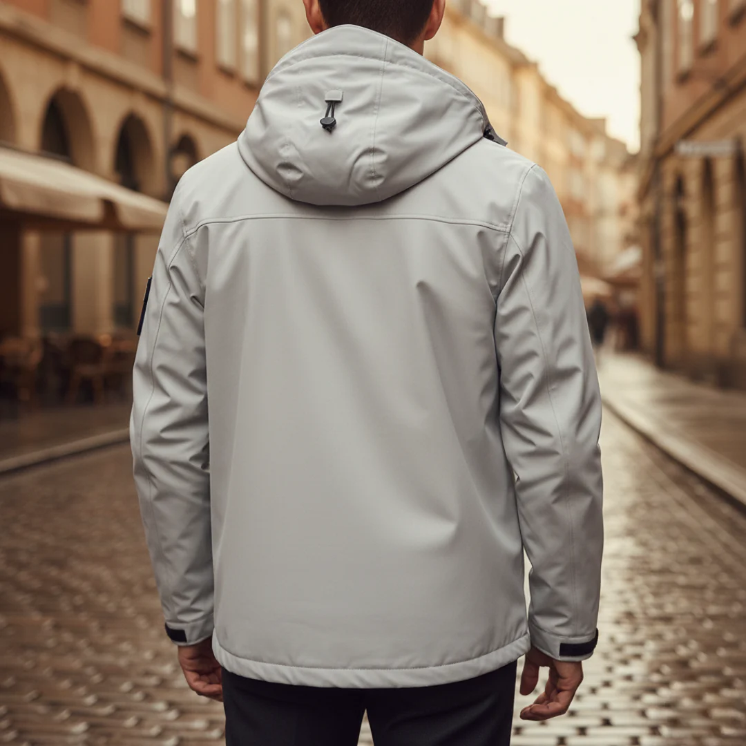 Herren Winterjacke Polyester mit Kapuze | Altivaro