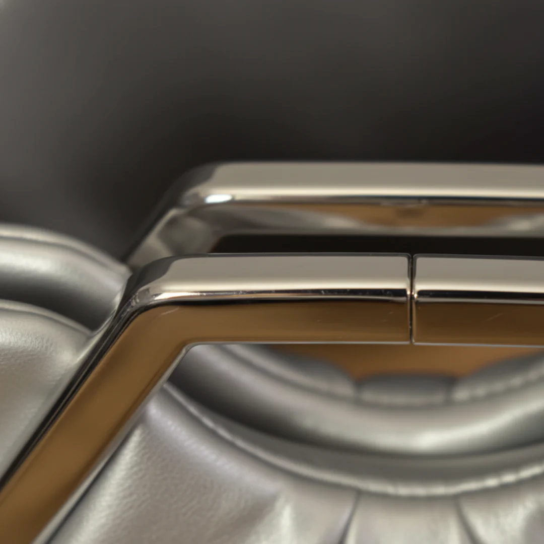 Borsa Donna con Manico Oro in Ecopelle | Altivaro