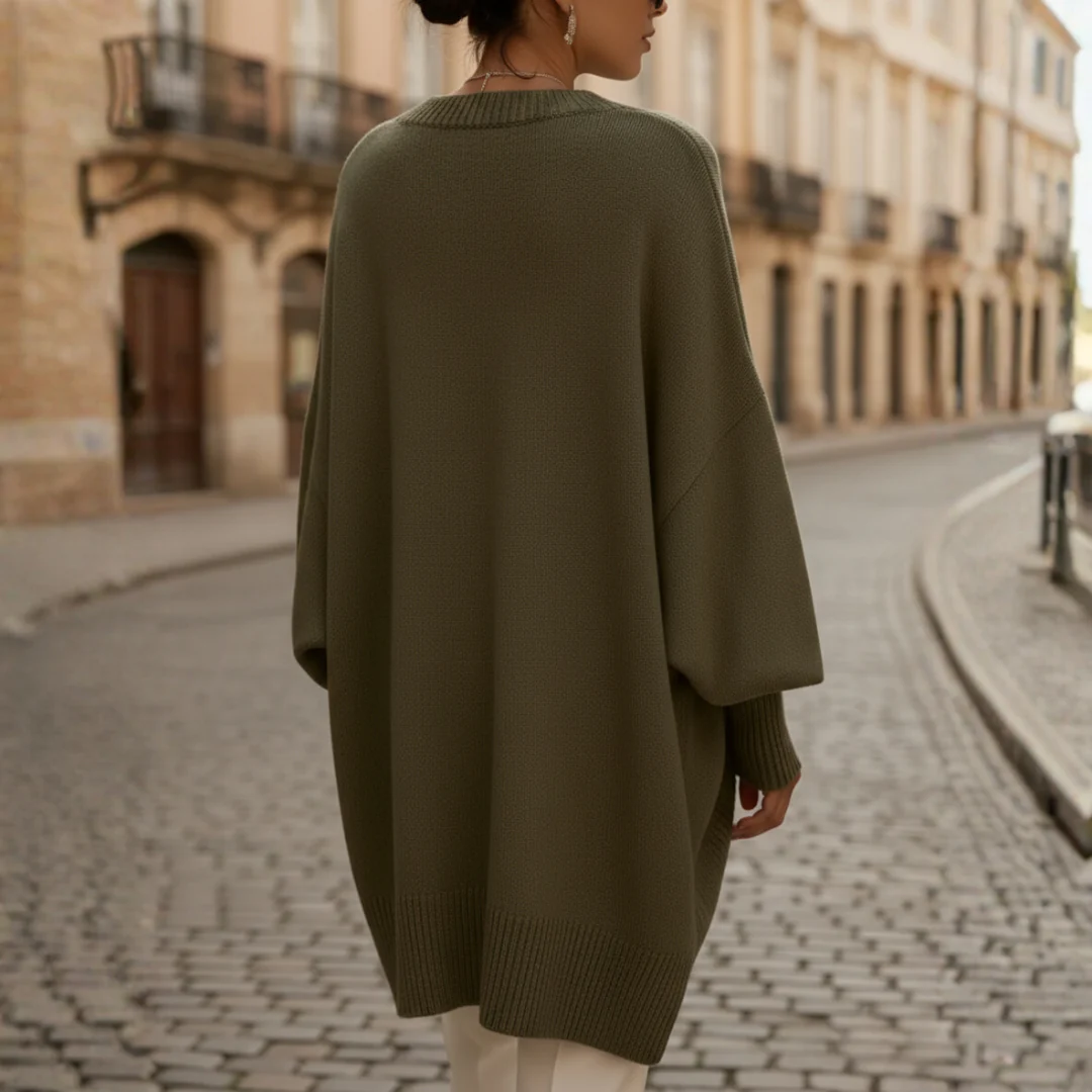 Damenpullover aus Polyester Oversize | Altivaro