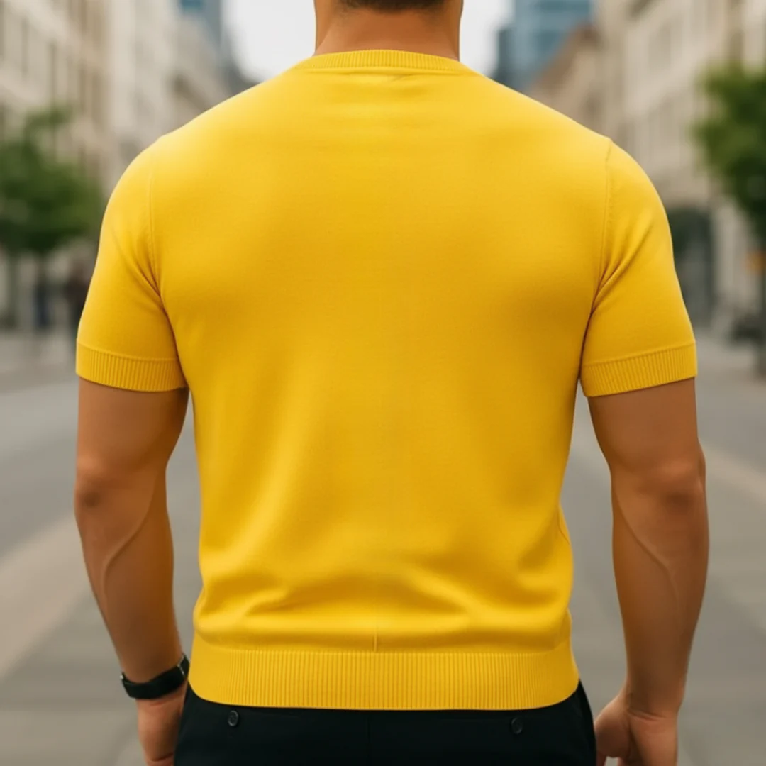 Maglione Uomo Manica Corta in Cashmere | Altivaro