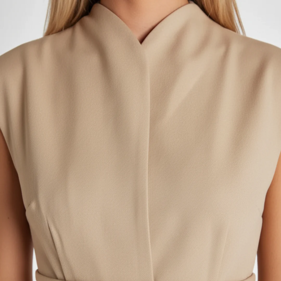 Damenanzug mit hoher Taille und Gürtel | Altivaro