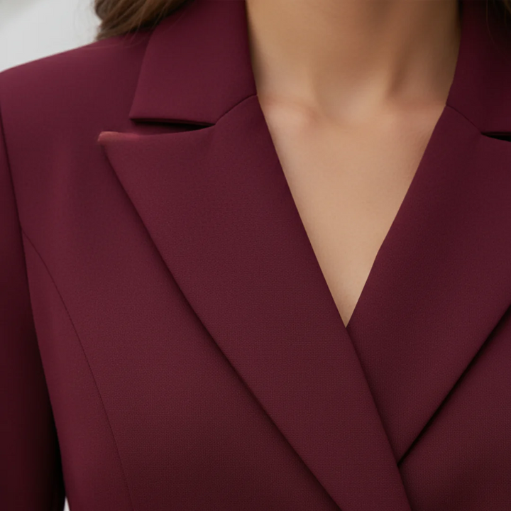 Langes Damenkleid mit Knöpfen | Altivaro