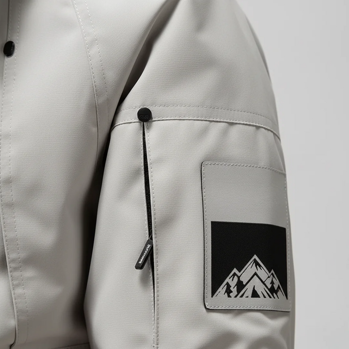 Herren Winterjacke Polyester mit Kapuze | Altivaro