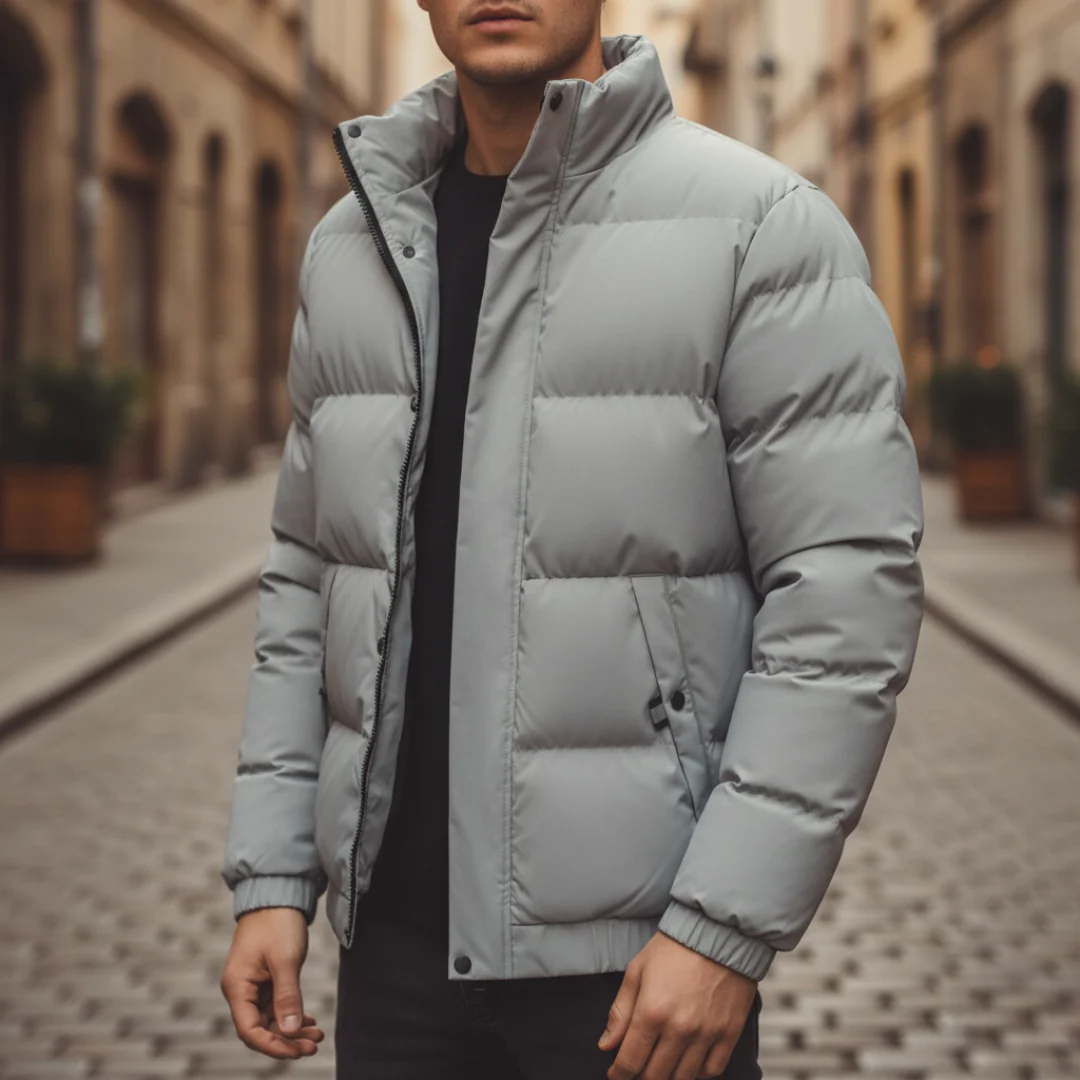 Herrenjacke Daunenjacke mit Stehkragen | Altivaro