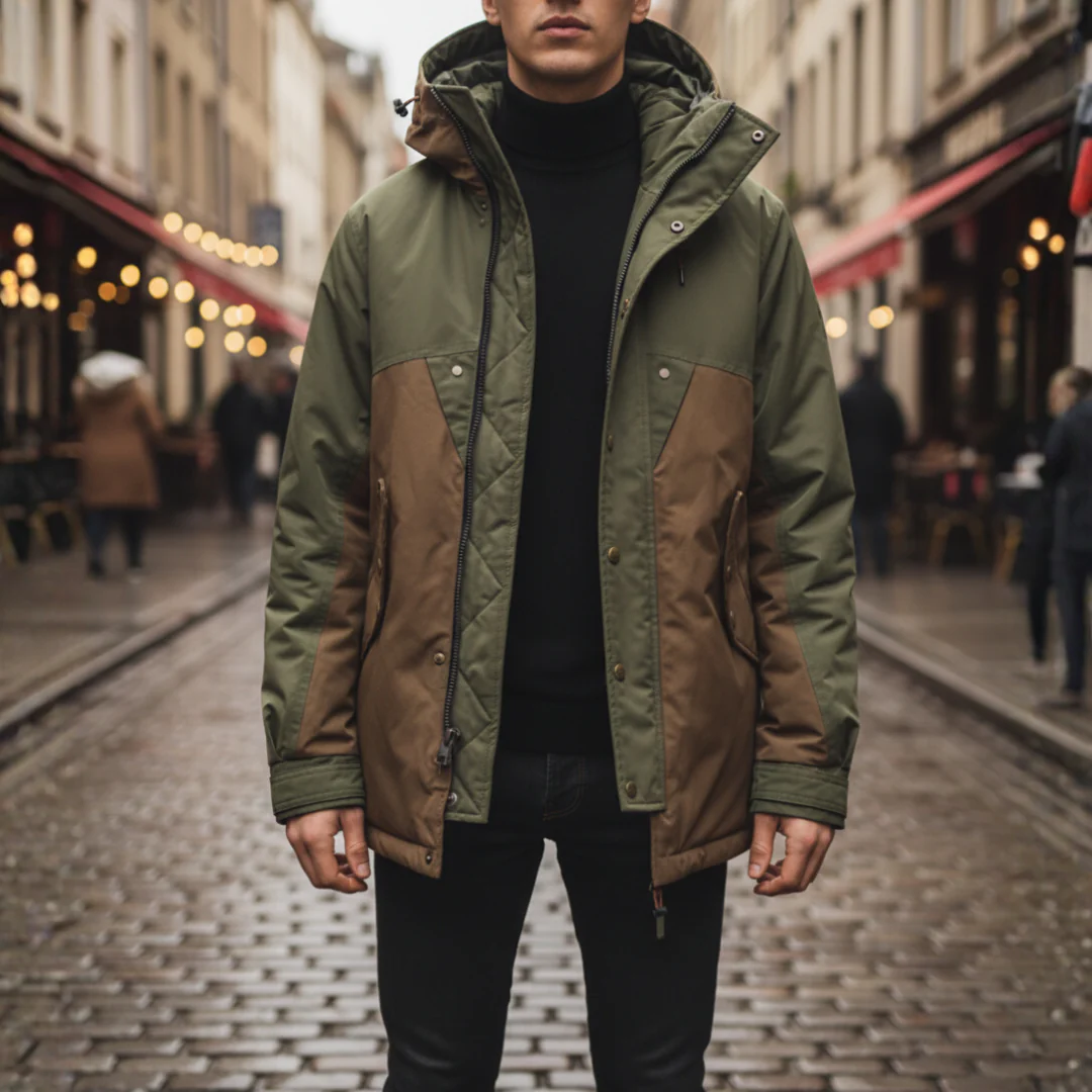 Herren Winterjacke mit Kapuze | Altivaro
