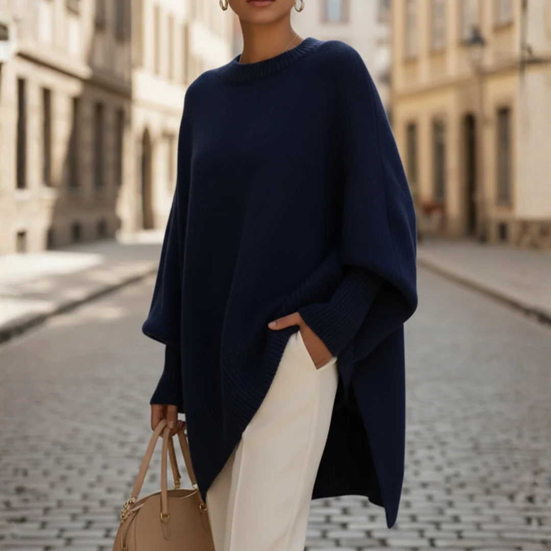 Damenpullover aus Polyester Oversize | Altivaro