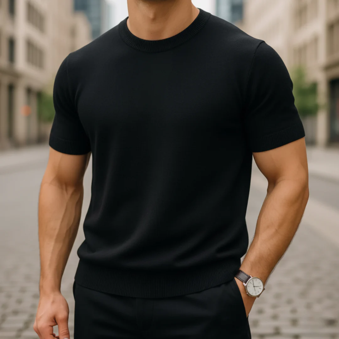 Maglione Uomo Manica Corta in Cashmere | Altivaro