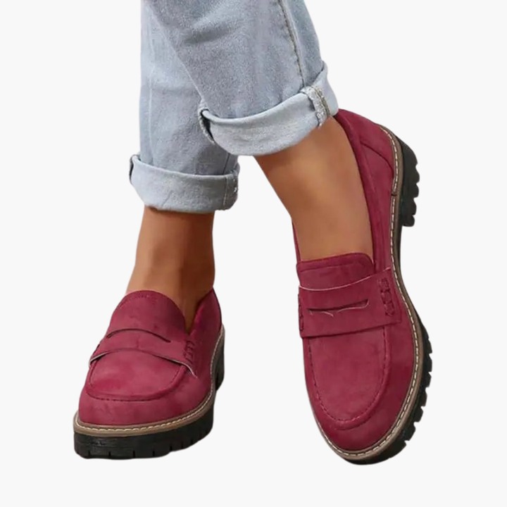 Pumps Donna Scarpe Ortopediche Rosa Scamosciate Chunky | Altivaro-Altivaro