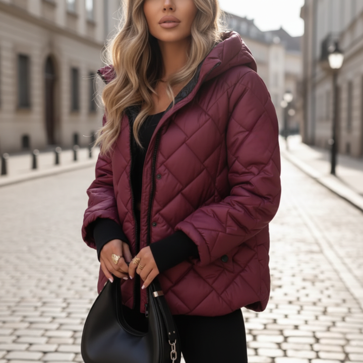 Damen Steppjacke aus Polyester mit Kapuze | Altivaro