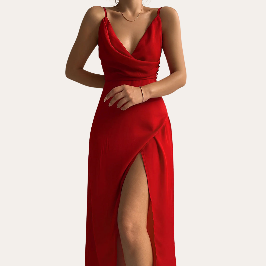 Abito Lungo Donna Spacco | Altivaro-Altivaro