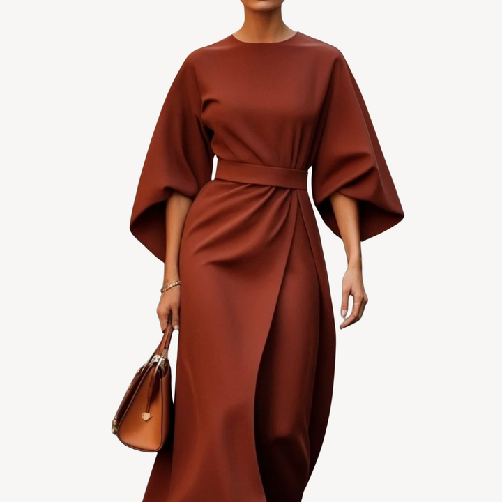 Abito Midi Donna Maniche Voluminose | Altivaro