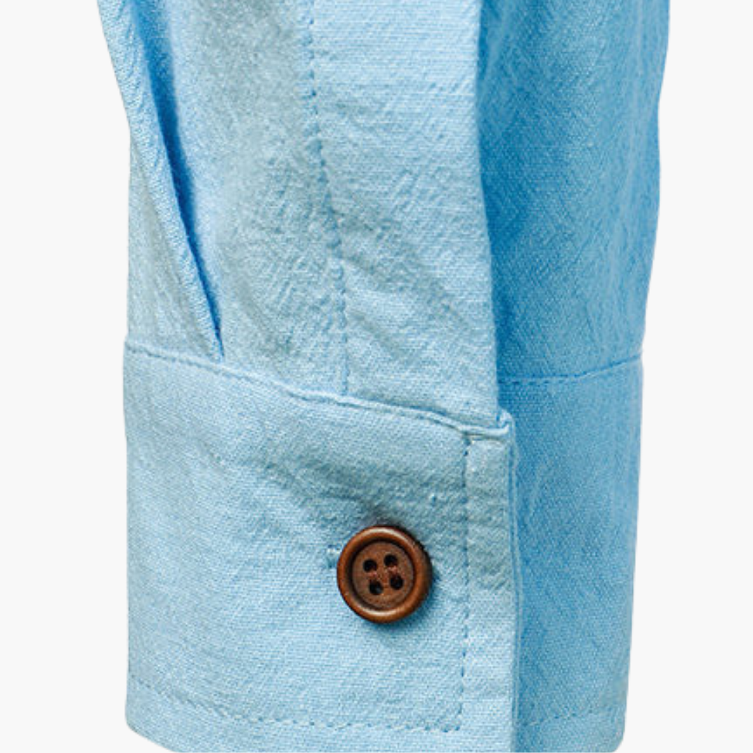 Camicia Lino Uomo Casual a Maniche Lunghe | Altivaro-Altivaro