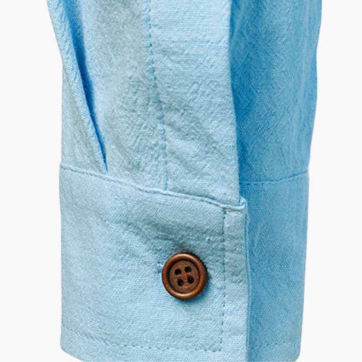 Camicia Lino Uomo Casual a Maniche Lunghe | Altivaro-Altivaro