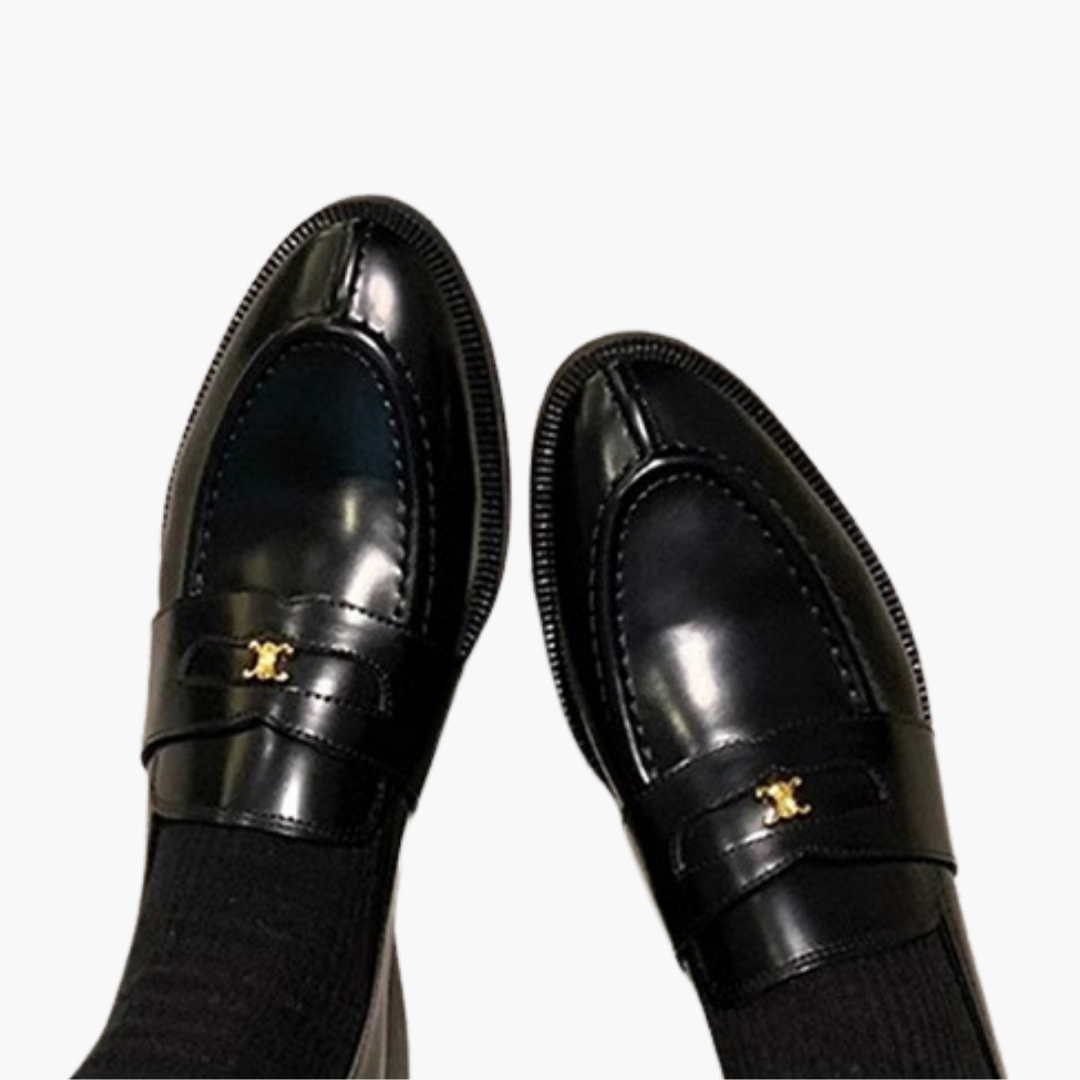 Mocassino Donna Ortopedico Pelle Nero | Altivaro-Altivaro