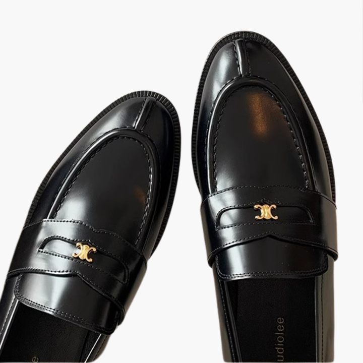 Mocassino Donna Ortopedico Pelle Nero | Altivaro-Altivaro