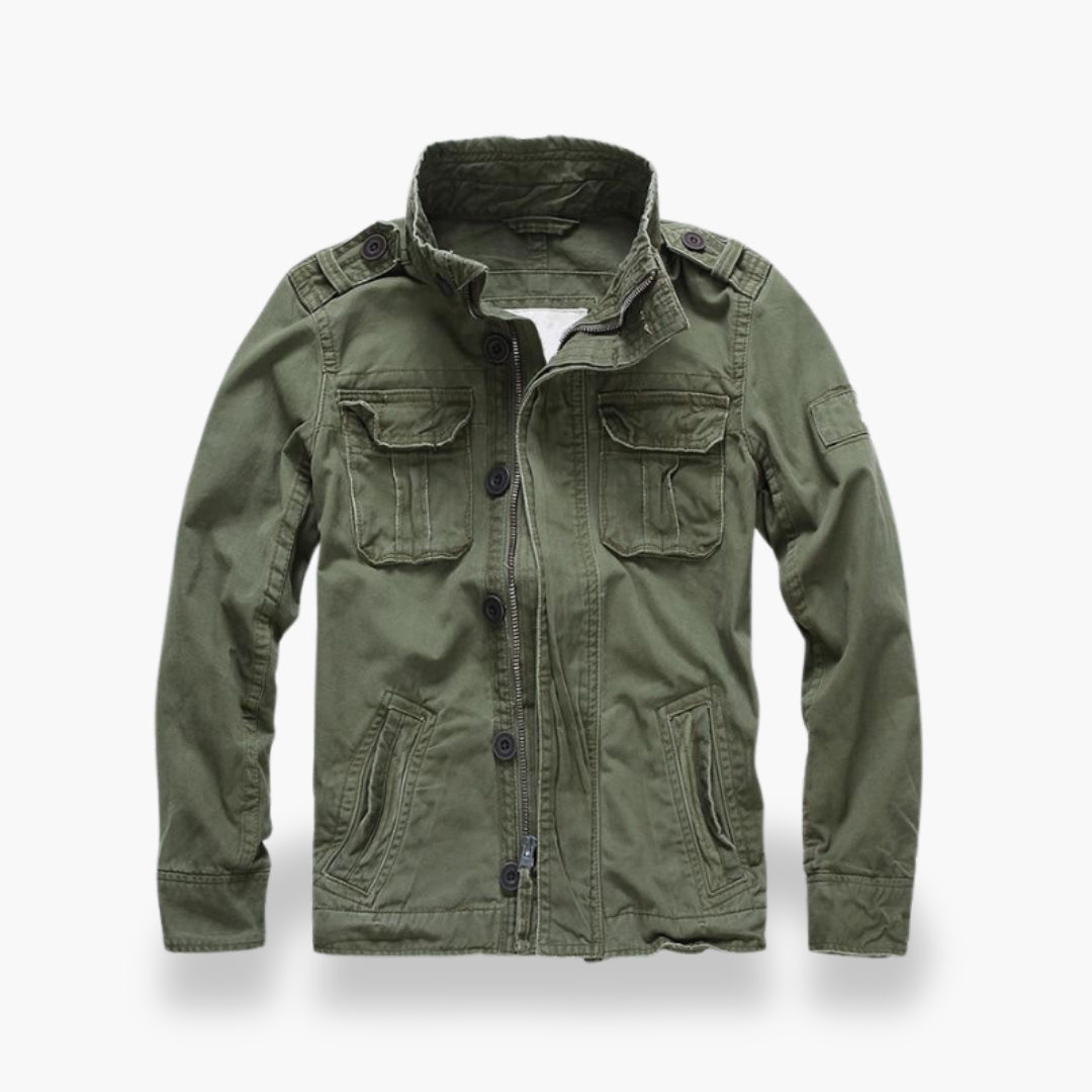 Giacca Uomo Militare Cotone Casual Altivaro | Altivaro