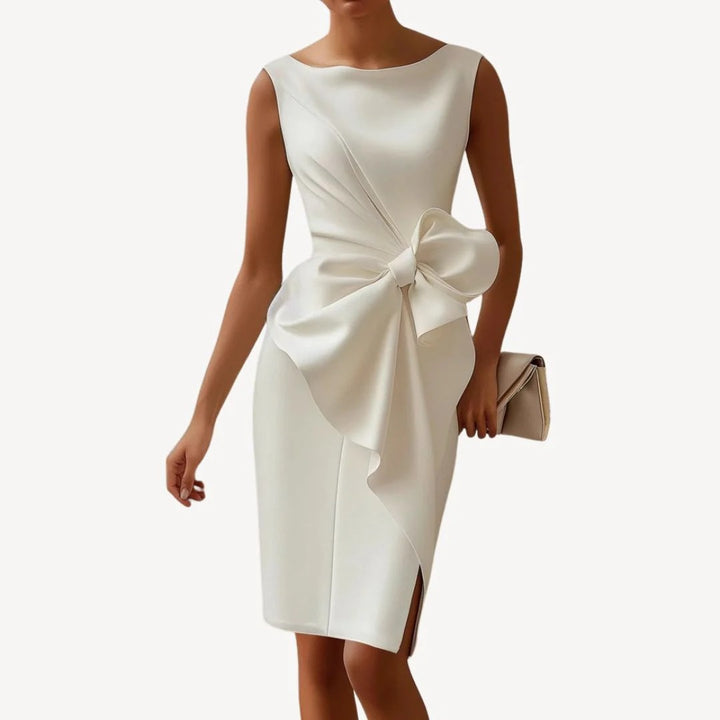Abito Donna Elegante Midi con Fiocco | Altivaro